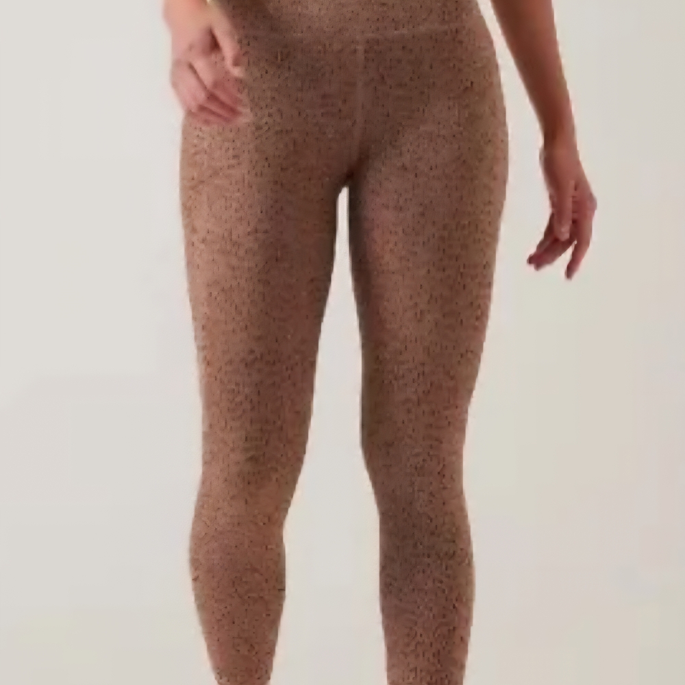 Athleta Tan Leggings Seamless Stretch Fit